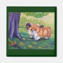 Pembroke-Walisercorgi-Magneten
