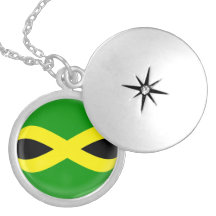 Pendentif de plat argenté +18" drapeau à chaînes d