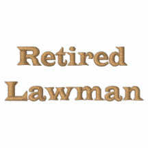 Pensionierter Lawman Besticktes Polo Shirt