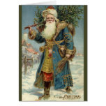 Père Noël victorien personnalisable Cartes De Vœux