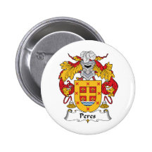 Peres-Familienwappen Button