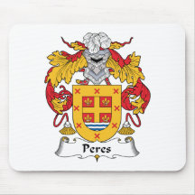 Peres-Familienwappen Mauspad