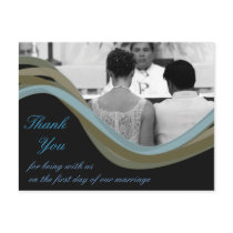 Personalisierte Fotohochzeit danken Ihnen Karten