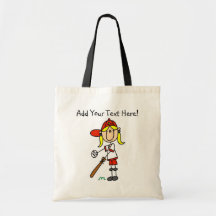 Personalisierte Mädchen-Baseball-Taschen-Tasche