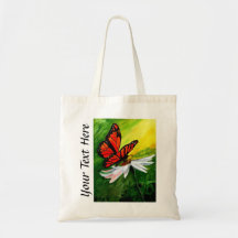 Personalisierte Schmetterlings-Öl-Malerei-Taschen-