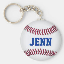 Personalisierter Baseball Keychain Schlüsselband