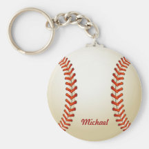 Personalisierter Baseball Keychain Schlüsselbänder