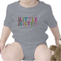 Personalisierter kleine Schwester-Baby eins Sie Kö