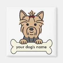 Personalisiertes Yorkie Kühlschrankmagnete