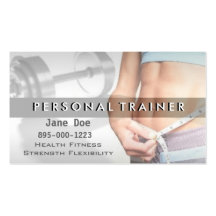 Persönlicher Trainer Visitenkarten