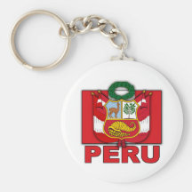 Peru-Wappen Schlüsselanhänger