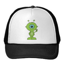 Petit alien frais casquette de camionneur