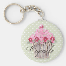 Petit gâteau attrayant Keychain Porte-clef