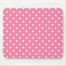 Petit pois blanc sur des roses indien tapis de souris
