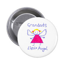 Peu d'ange du papy badges avec agrafe