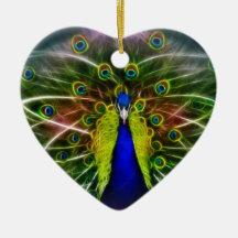 Pfau Dreamcatcher Weihnachtsornament