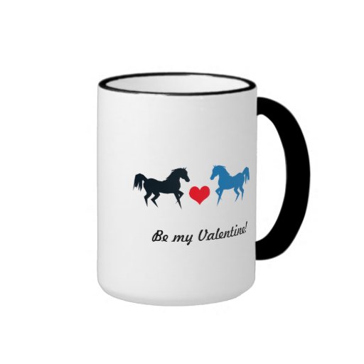 Pferde im Liebe-Becher Tee Tasse