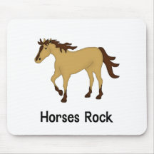 Pferdefelsen (Wildleder) Mousepad