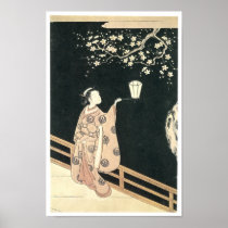 Pflaumen-Blüten-Betrachtung, Harunobu, 1760s