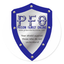PFO Schild-Aufkleber