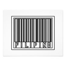 Philippin de code barres faire-parts