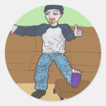 Phill Anime-Kunstgaleriecharakter Sticker