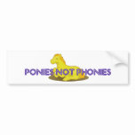 Phonies de poneys pas autocollants pour voiture