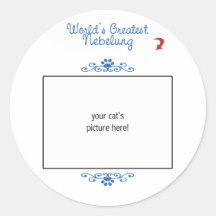 Photo faite sur commande ! Mondes plus grand Nebel Autocollant