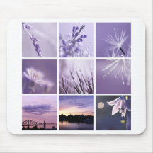 photographie pourpre Mousepad de la nature 3x3 Tapis De Souris