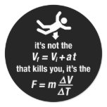 Physik - es ist die plötzliche Verlangsamung, die 