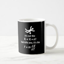 physique - c'est la décélération soudaine qui tue mugs à café