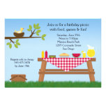 Picknick-Geburtstags-Party Einladung