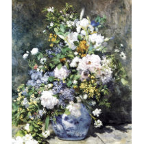 Pierre-Auguste Renoir Vase Blumen