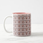 Pig Damask Pattern Coffee Mug