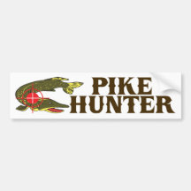 Pike-Jäger Auto Sticker