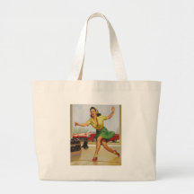 Pin de bowling vers le haut de fille sacs fourre-tout
