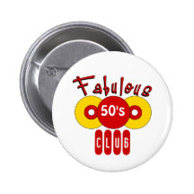 Pin fabuleux de club des années 50 badge avec épingle