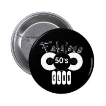 Pin fabuleux de club des années 50 pin's avec agrafe