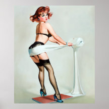 Pin-up de séance d'entraînement posters