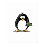 Pingouin de sushi carte postale