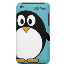 Pingouin mignon de bande dessinée - contact d'iPod Coque iPod Touch Case-Mate