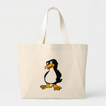 Pingouin mignon sac