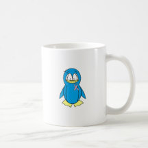 Pinguin mit Brustkrebs-Bewusstseins-Rosa-Band Tasse
