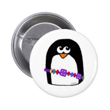 Pingüino pulsera botón