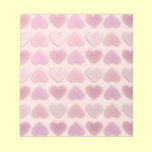 pink hearts notizblöcke