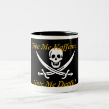 Pirate de Kaffeine Tasse À Café