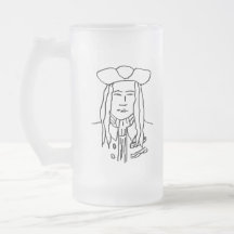 Piraten-Skizze Kaffee Tasse