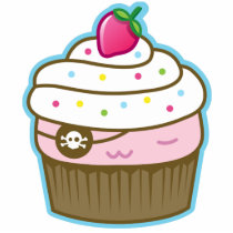 Piratenkleiner kuchen keychain