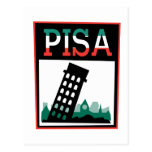 Pisa-Plakat Postkarte
