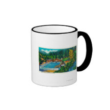 Piscine gigantesque au solénoïde Duc Hot Springs Mugs À Café